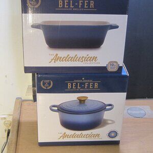 Andalucian BEL-FER 10" Double Coated Ceramic Pan NEW
